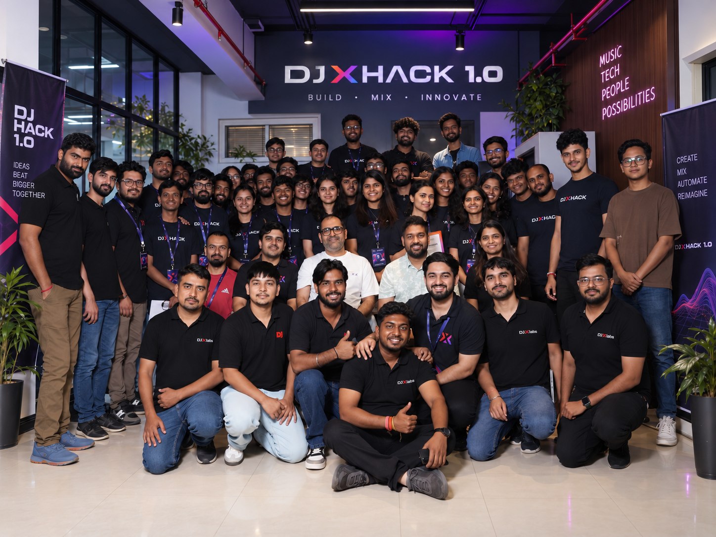 The DJXHack 1.0 creative community